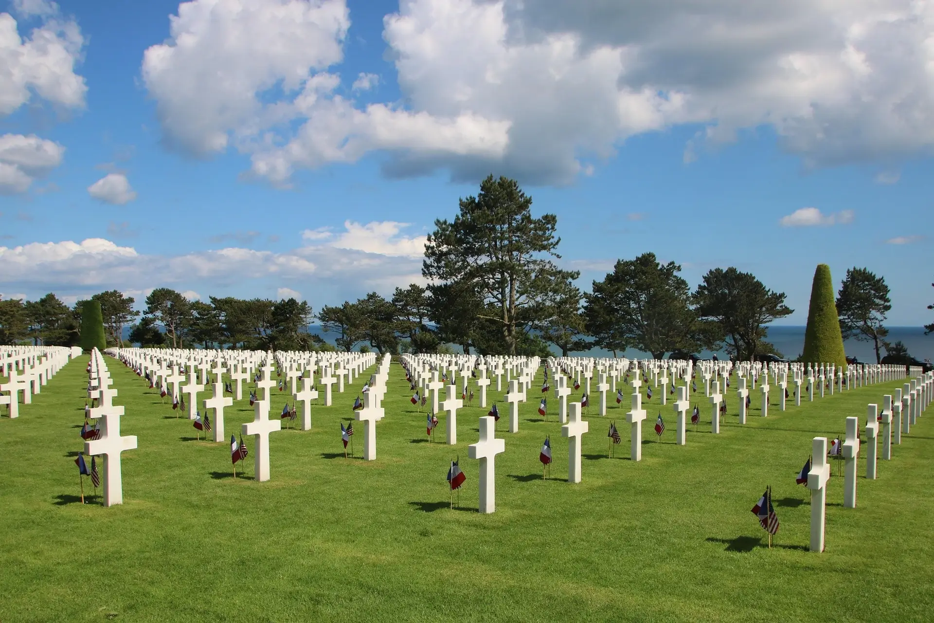 Visiter les plages du débarquement : le cimetière américain de Colleville-sur-Mer